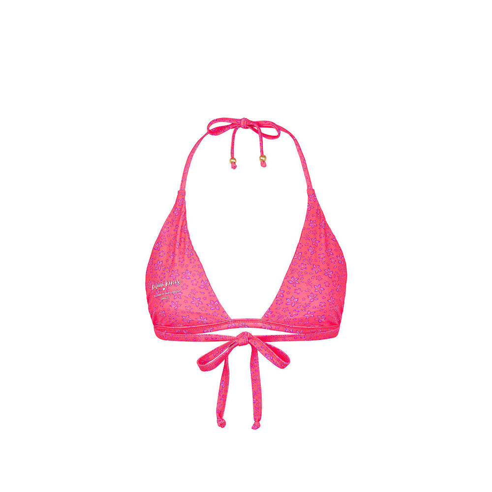 Gathered Stitch Bralette Bikini Top - Kiss Me