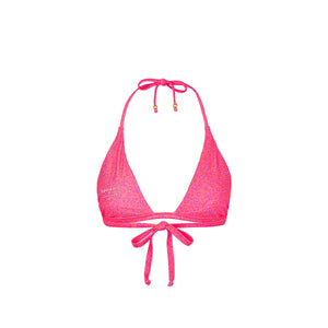 Gathered Stitch Bralette Bikini Top - Kiss Me