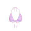 Gathered Stitch Bralette Bikini Top - Lilac Love