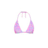 Gathered Stitch Bralette Bikini Top - Lilac Love