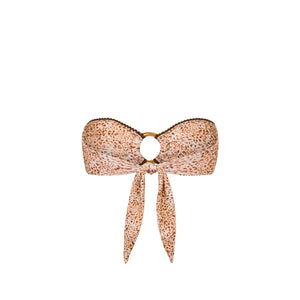 Decorative Strapless Bikini Top - Wild Skies