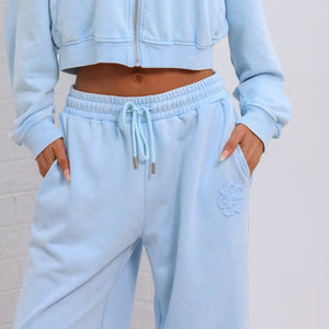 Terry Track Pants - Baby Bluebell