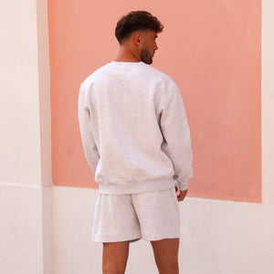 Unisex Lounge Shorts - Silver Stone